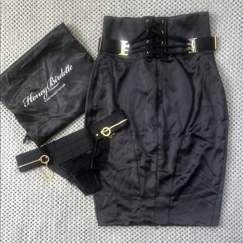 Honey Birdette Chastity Skirt and Bonus Free Panty